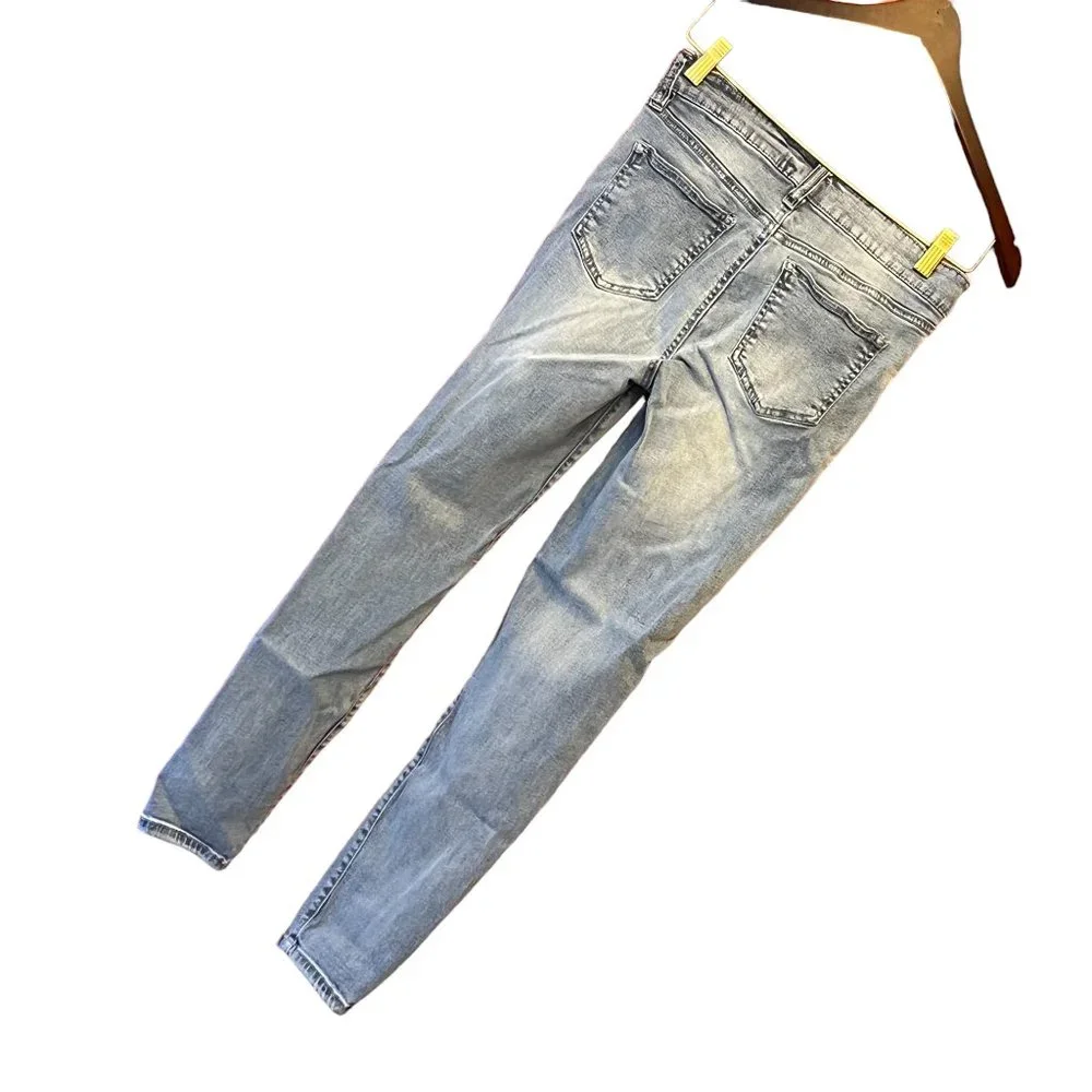 Celebrity Pink Junior Jeans Stretch Low Rise Distressed Sz 7 Waist 26 Length 28 - Picture 3 of 8